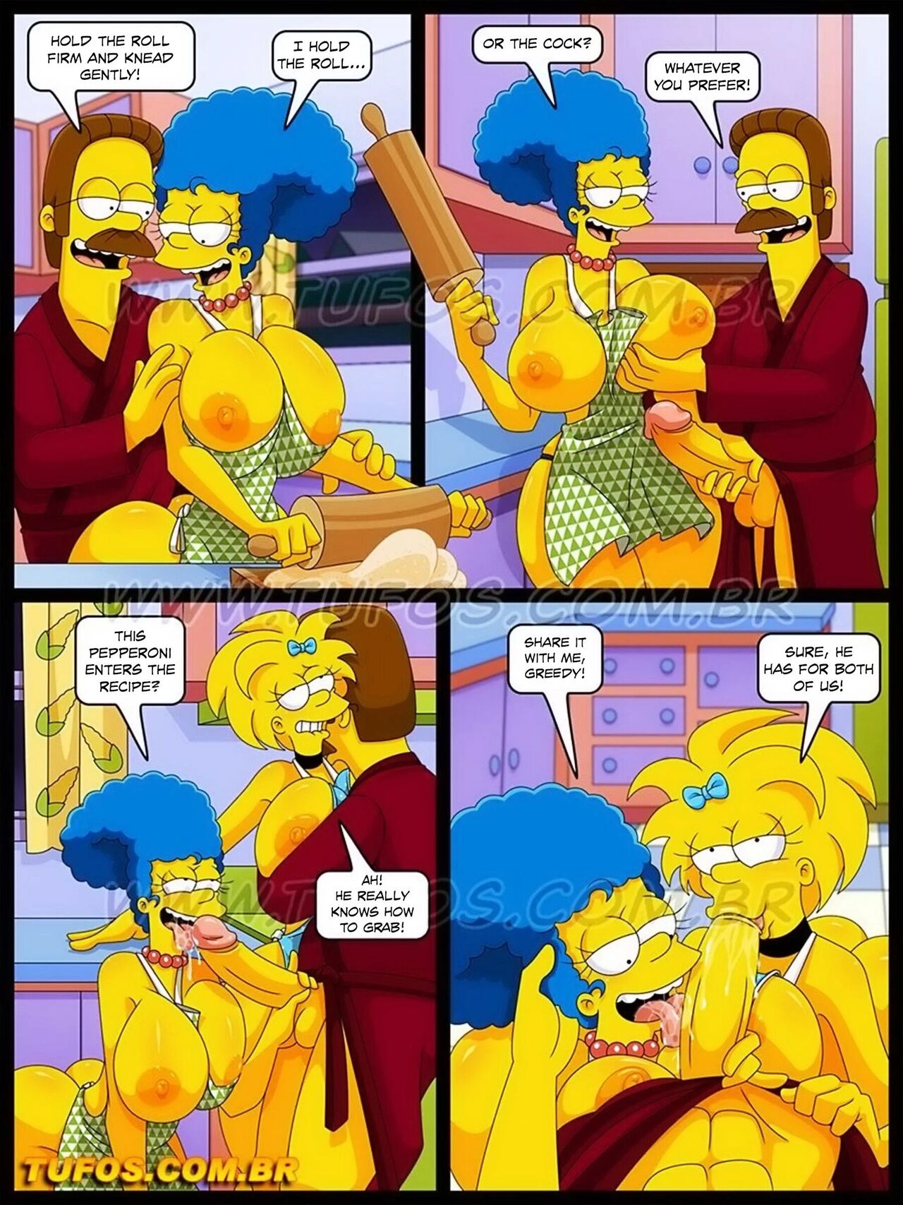 Os Simptoons  -Pepperoni Pizza- 43 - english page 5 full