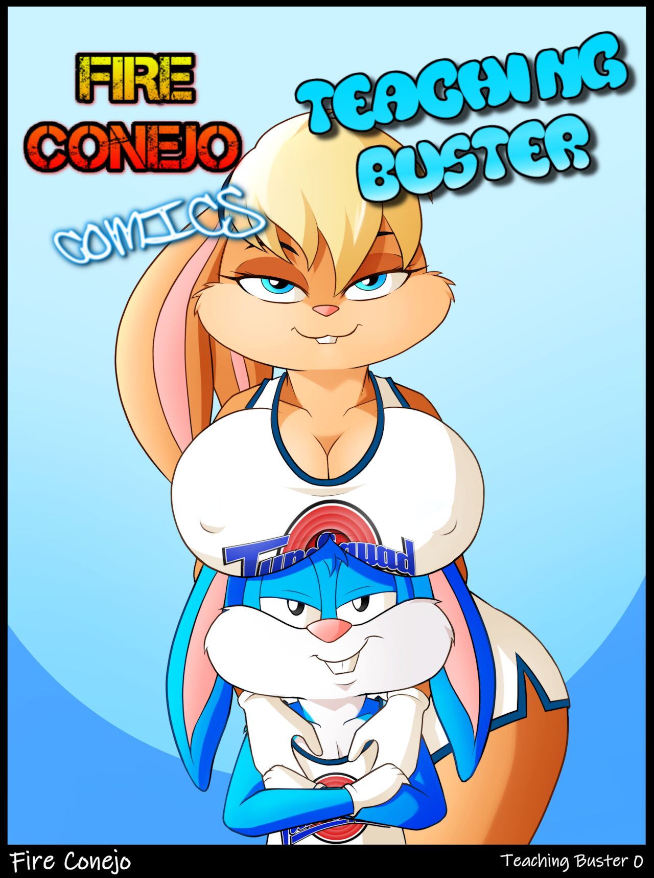 Fire Conejo - Teaching Buster - Page 1 - Comic Porn XXX