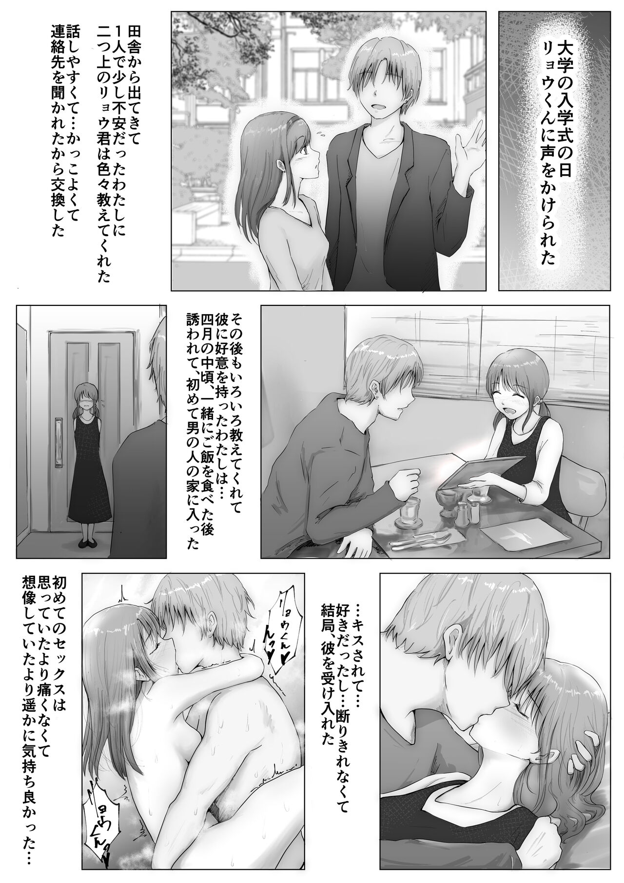 Honto no Kanojo 2 -Ore no Kanojo ga Hoka no Otoko ni Dakareteta page 3 full