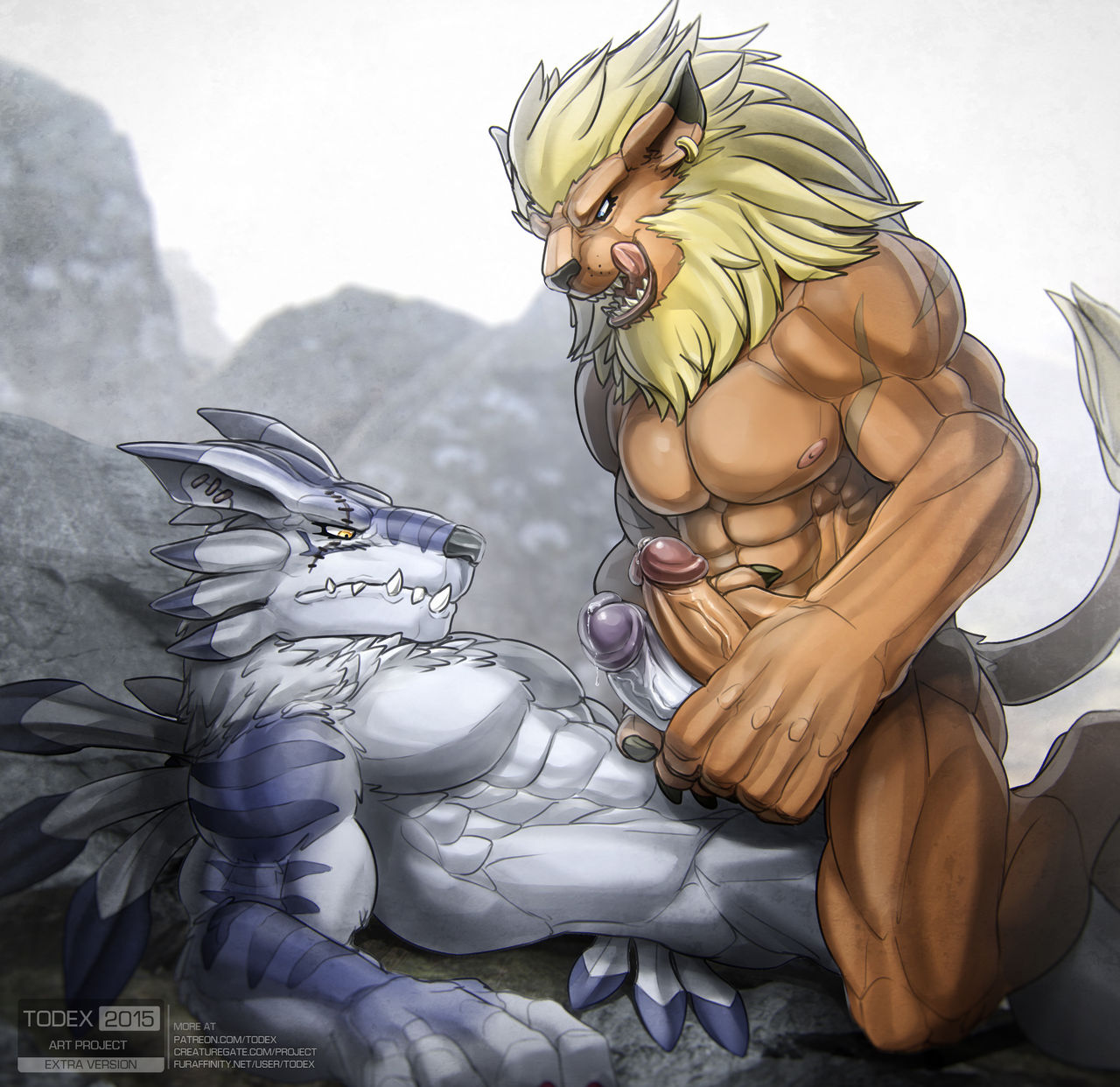 Leomon + WereGarurumon page 5 full