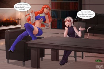 [Horny-Oni] Contract with Starfire (Teen Titans) cover