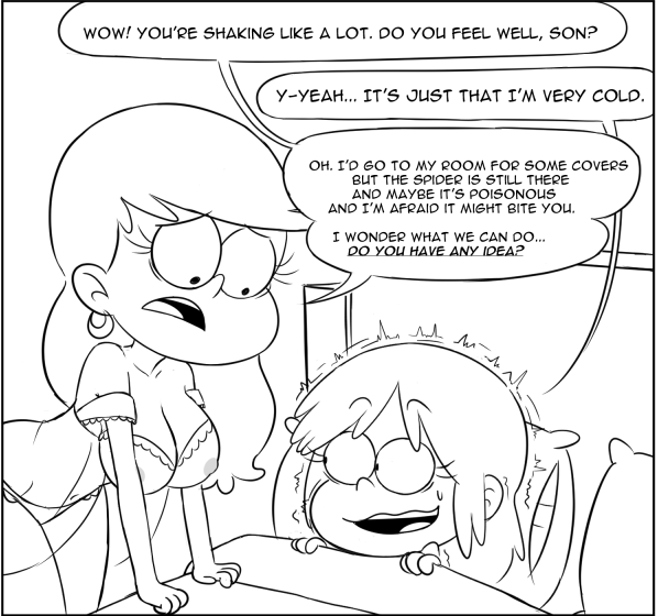 Spider Problem - Leni Loud & Lyle Loud - page 3 full