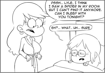 [RedKazE] Spider Problem - Leni Loud & Lyle Loud - (Loud House) cover