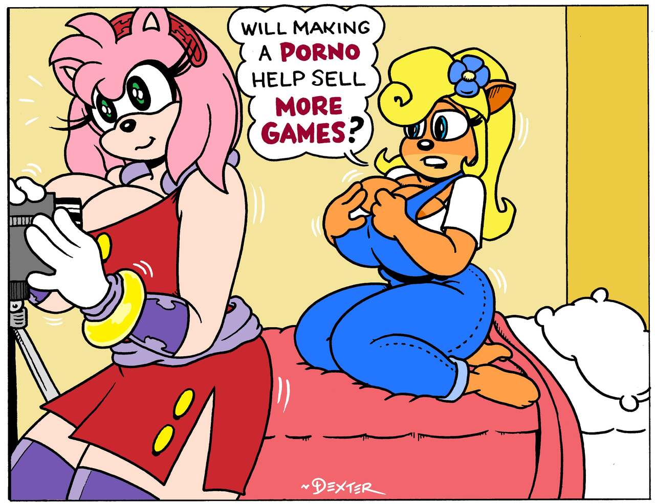 Coco & Amy Parody Page page 1 full