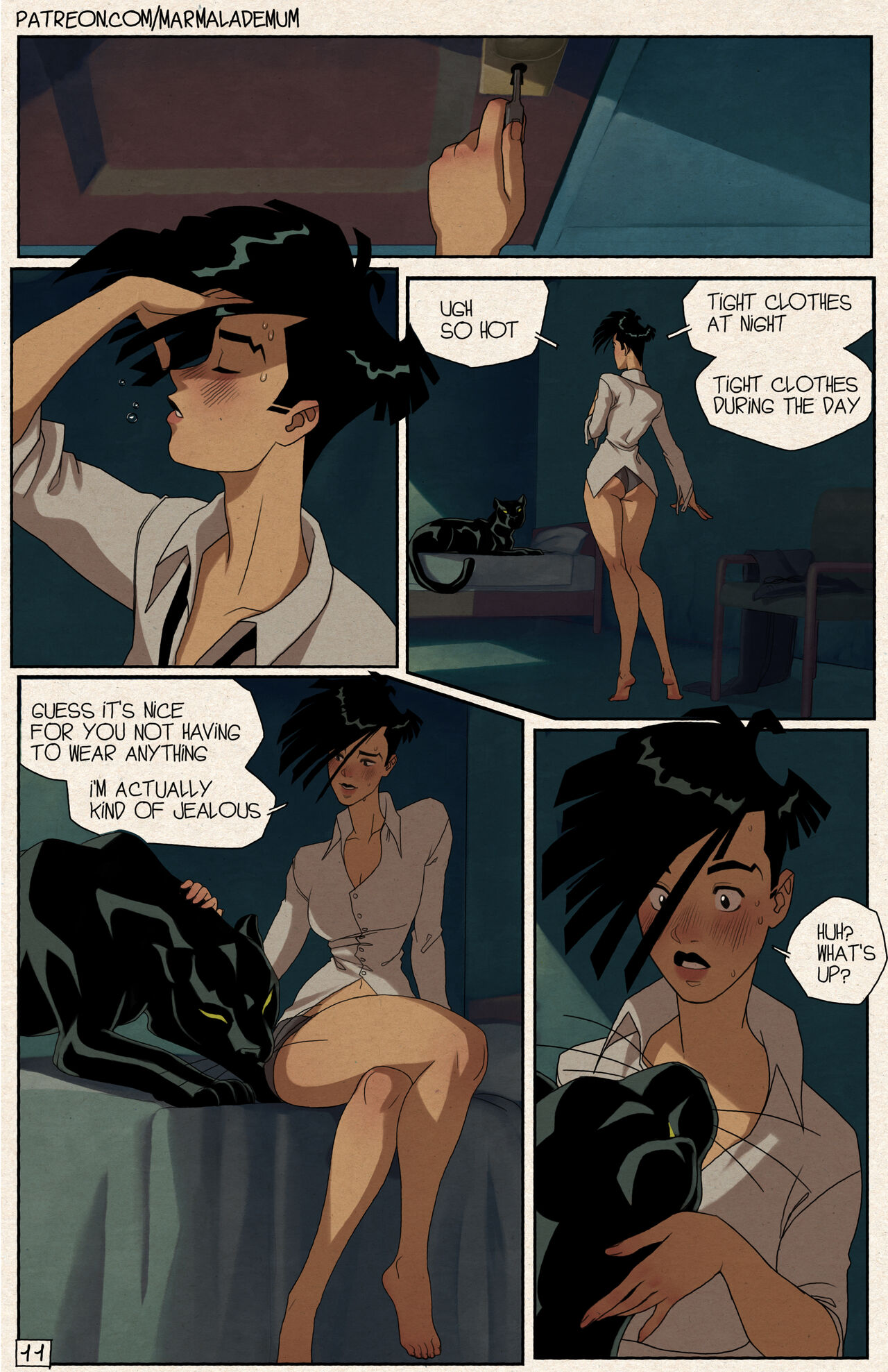 Cybersix, Feline Fascination page 12 full