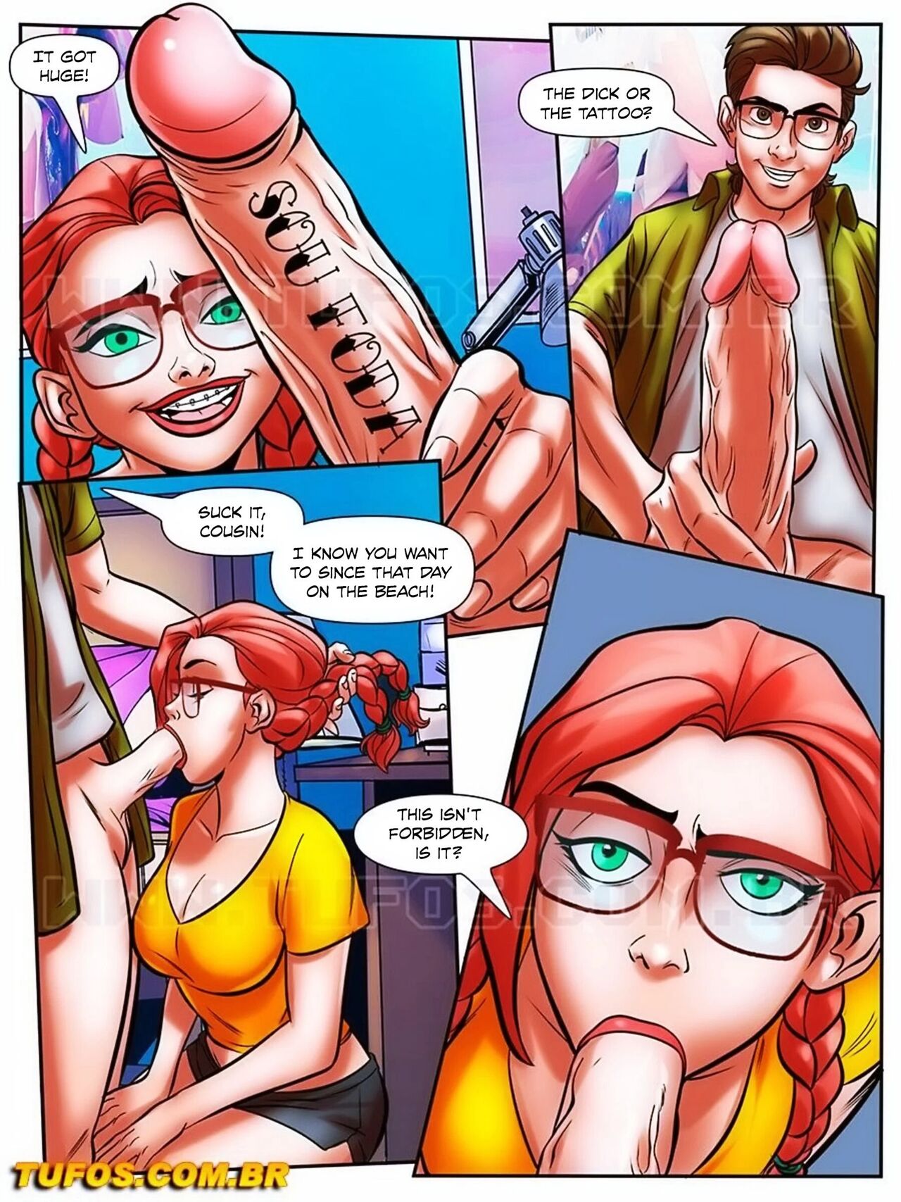 The Nerd Stallion  - 31 - My cousin "Iron Mouth" - english page 12 full