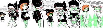 [Shrums & Gutsybird] Nudey Witches Comics cover