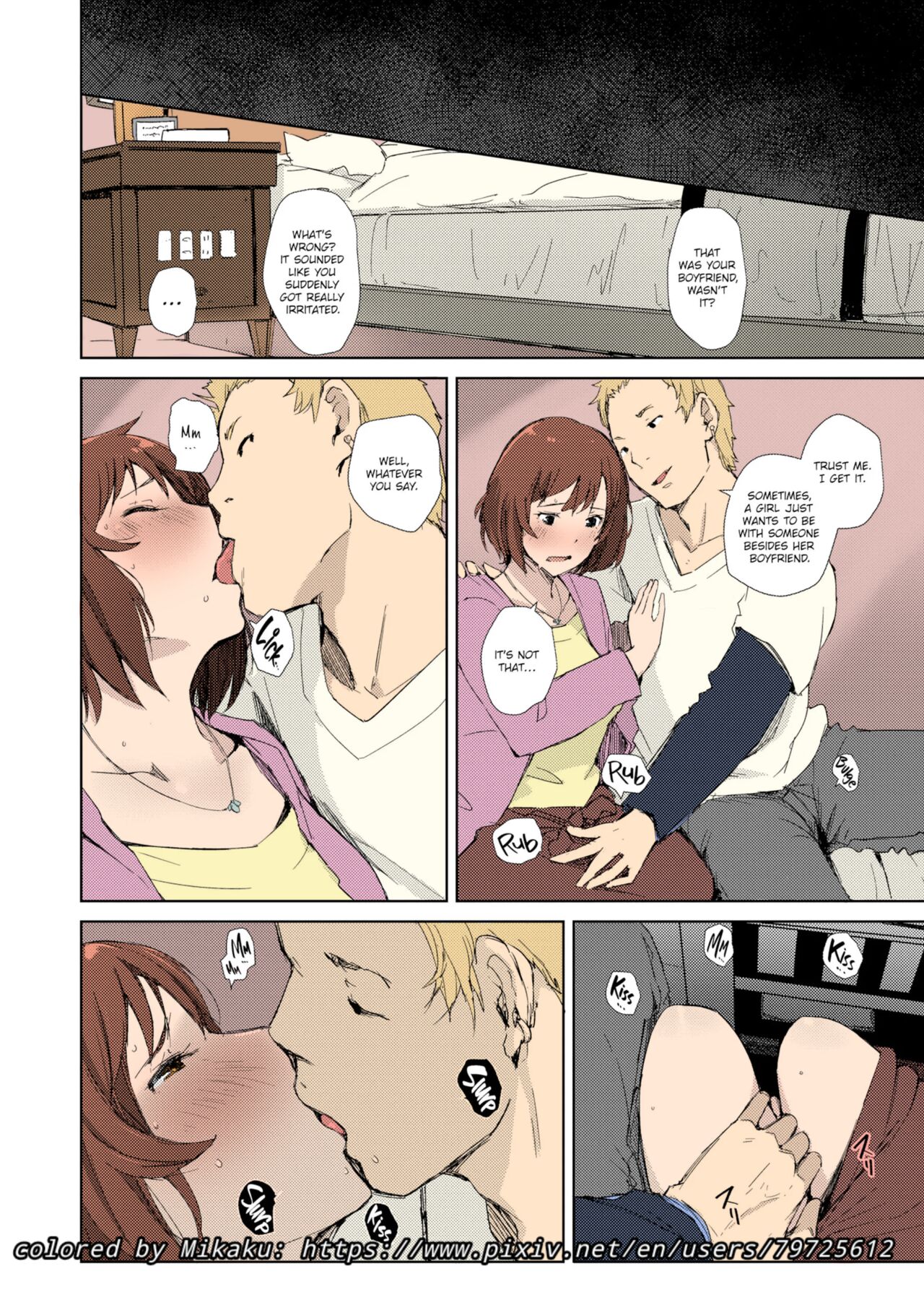 Misunderstanding Love Hotel Netorare  & Kimi no na wa: After Story - Mitsuha ~Netorare~ page 7 full