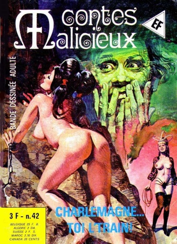 (Contes Malicieux #42) Charlemagne. . . toi l' train! [French] cover