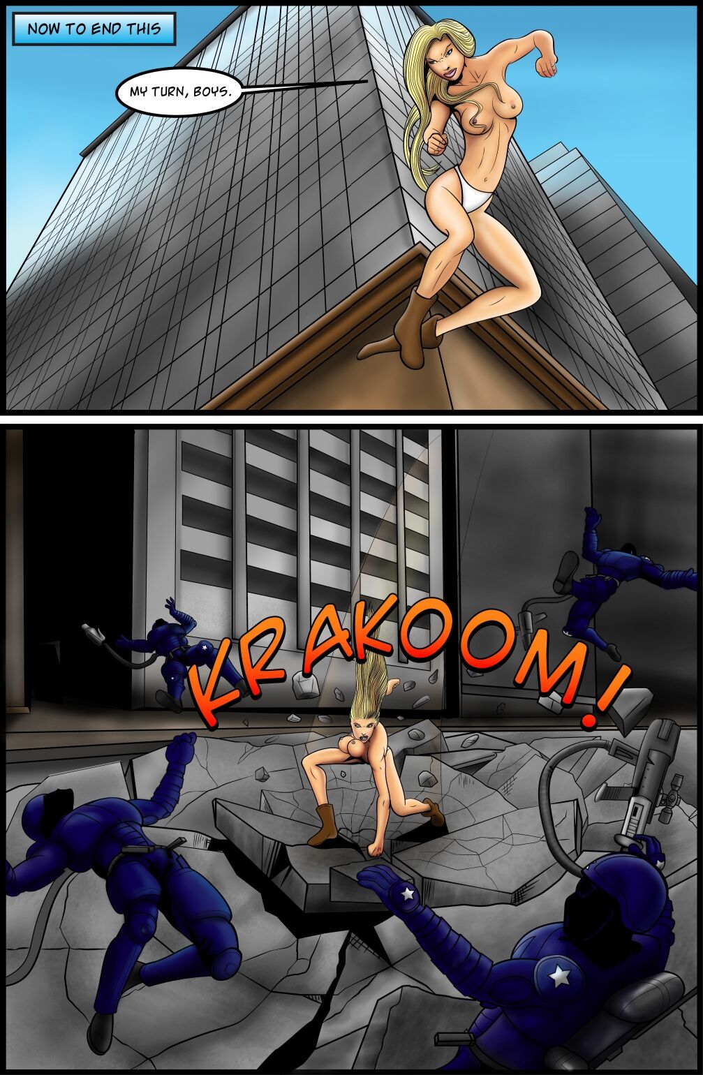 Supergirl: Issue #8 - Countdown to Extinction Part 1 page 11 full