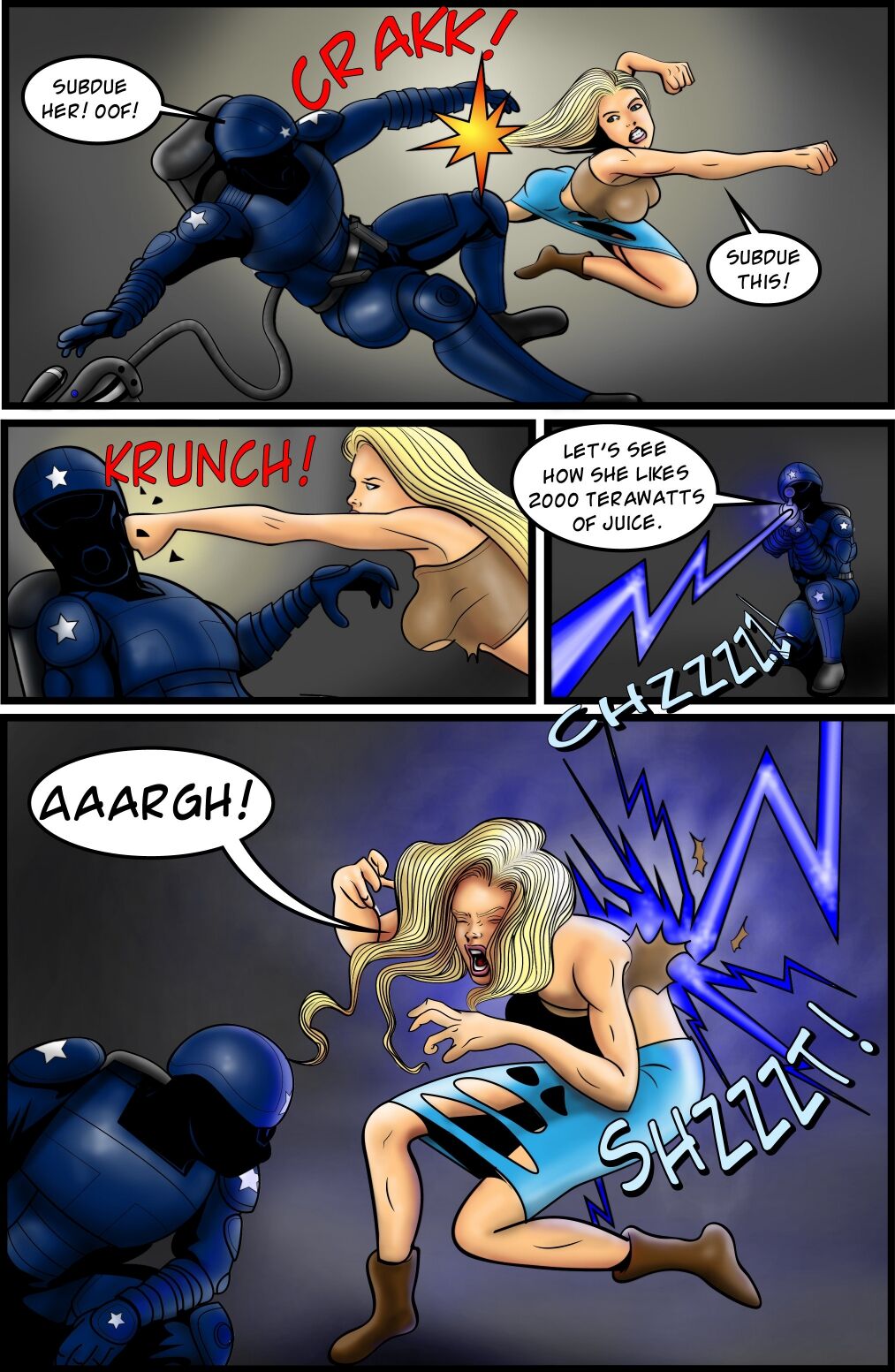 Supergirl: Issue #8 - Countdown to Extinction Part 1 page 8 full