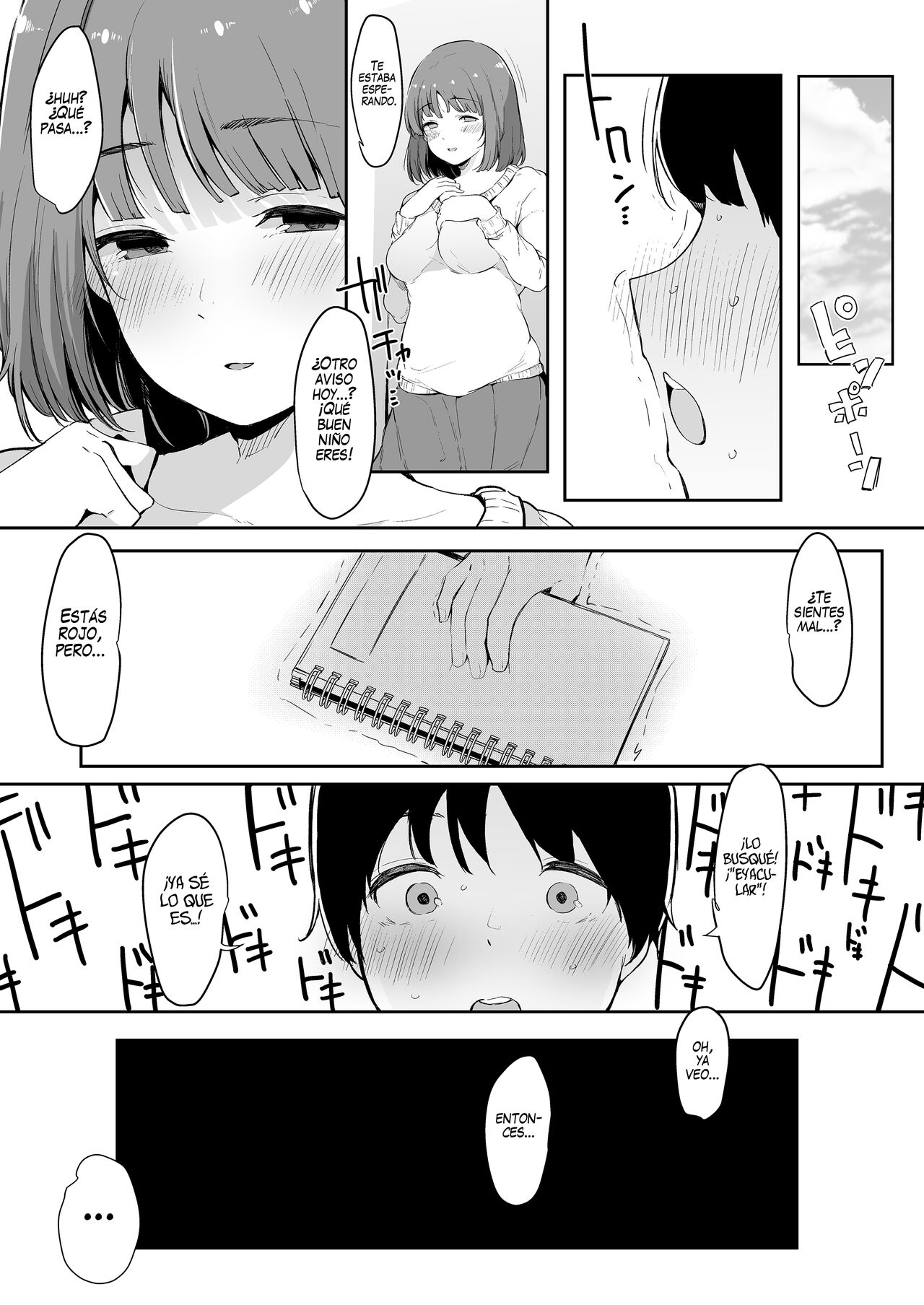 Seitsuu Shasei Kanri Ue no Kai no Joshidaisei Onee-san | La Onee-san que me Enseñó a Eyacular page 8 full
