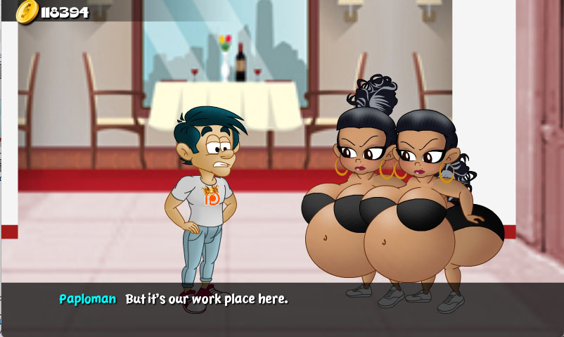Hungry Girls Game: Twin's Tempting Fattening #3 page 11 full