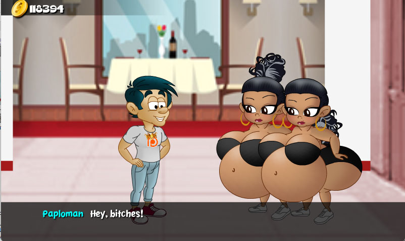 Hungry Girls Game: Twin's Tempting Fattening #3 page 5 full