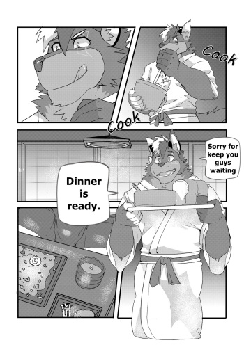 [LucusOLD] Happy Dinner With Big Guys - Youhei Doujinshi cover