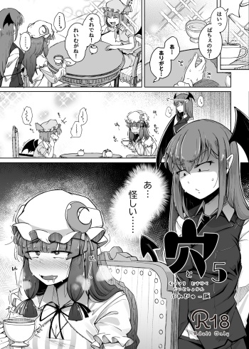 [Jikahatsudensho (flanvia)] Ana to Muttsuri Dosukebe Daitoshokan 5 Preview (Touhou Project) [Digital] cover