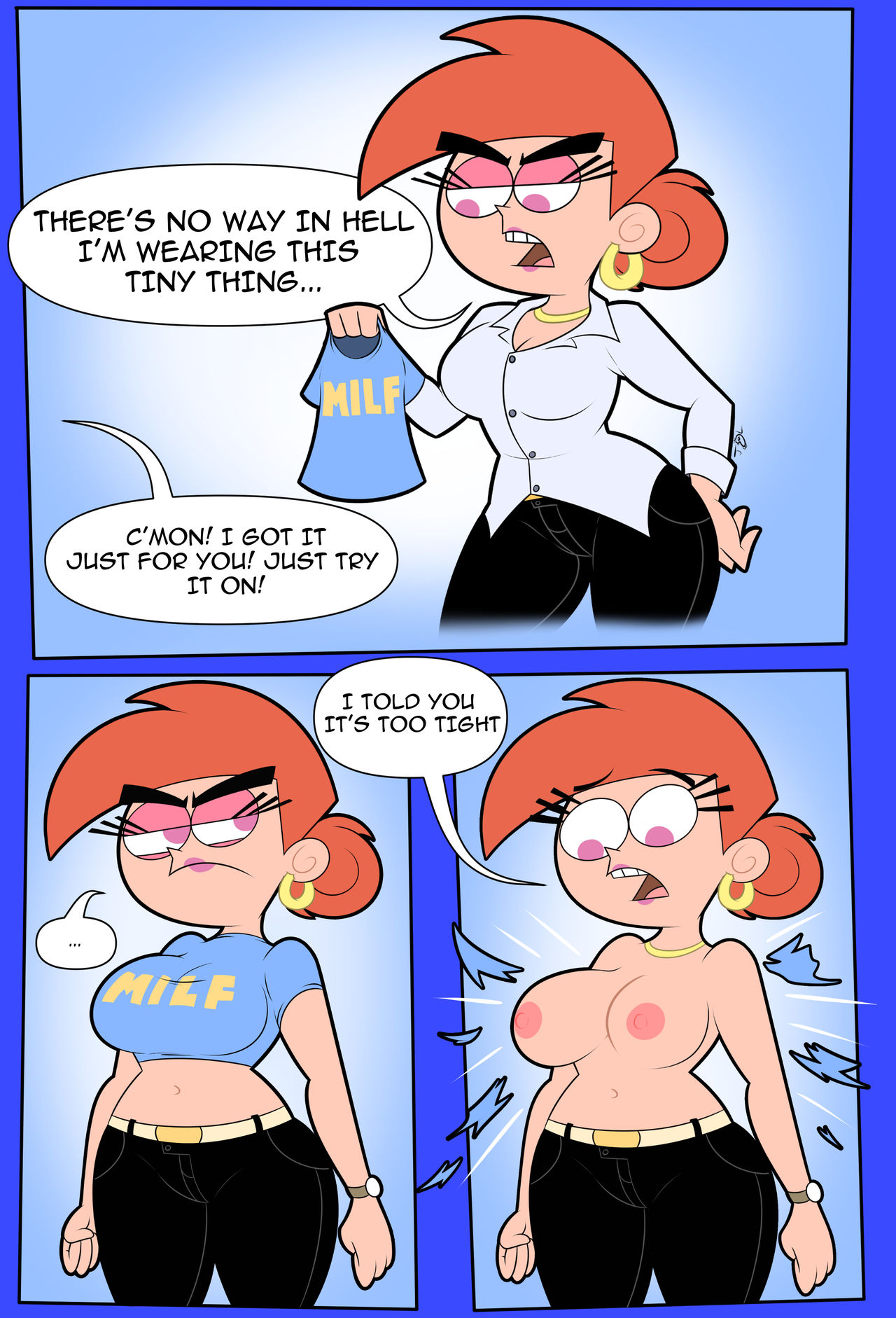 Vicky's MILF T-shirts page 1 full