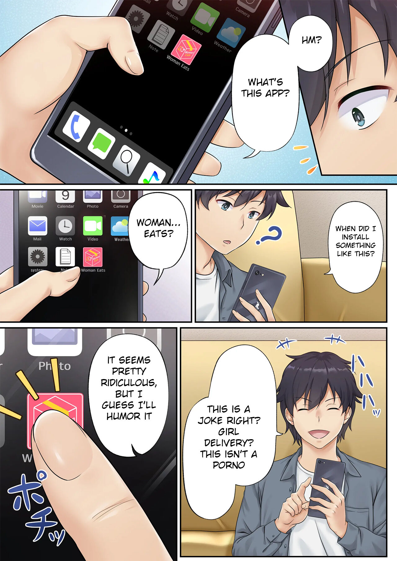 Woman Eats ~Yume no Bishoujo Takuhai Appli~ | Woman Eats ~Beautiful Dream Girl Delivery App~ + Bonus FANTIA Comic page 3 full