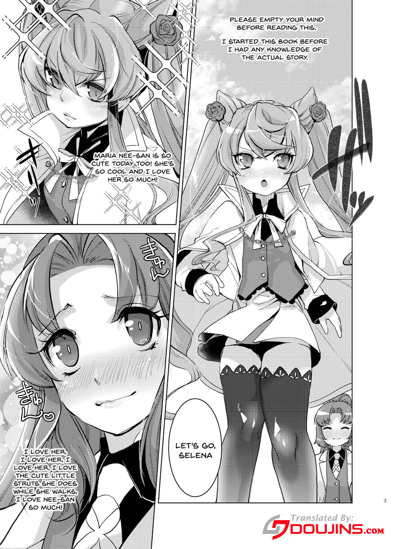 Okkii Serena ga Futanari de Chicchai Maria o Harabote sasechau Shimai Ai | Serena's So Big She Makes Little Maria Look Pregnant When These Two Sisters Make Love page 2 full