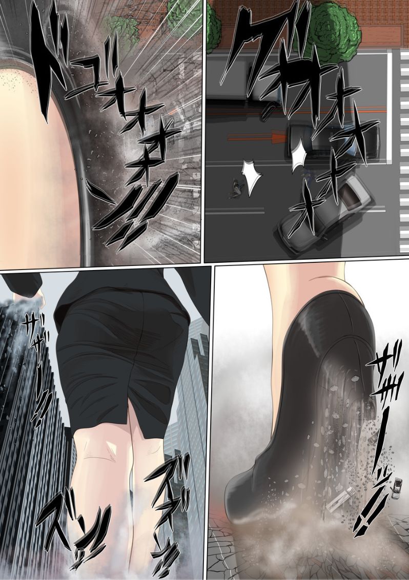 Kyodai Musume Short Short Saito Shizue no Baai |  Giantess short story: Saito Shizue’s case page 9 full