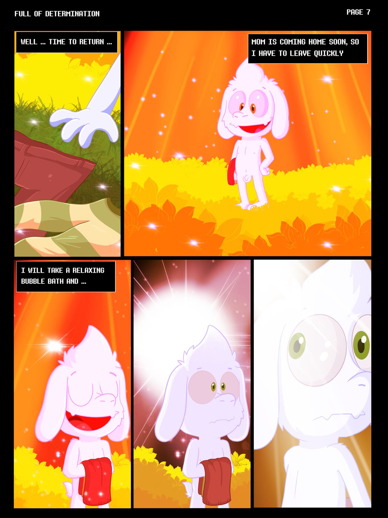 AlbinoTurtle - F.O.D. Full Of Determination - Chapter 1 page 8 full