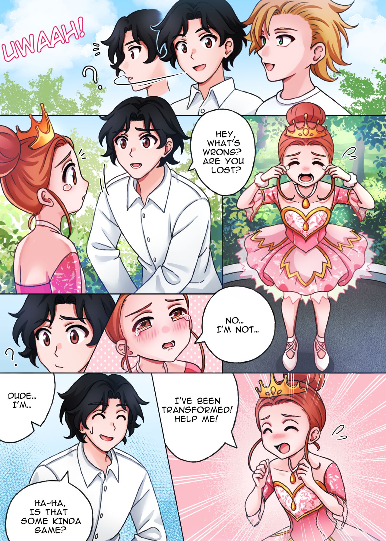Three Little Magical Girls page 1 full