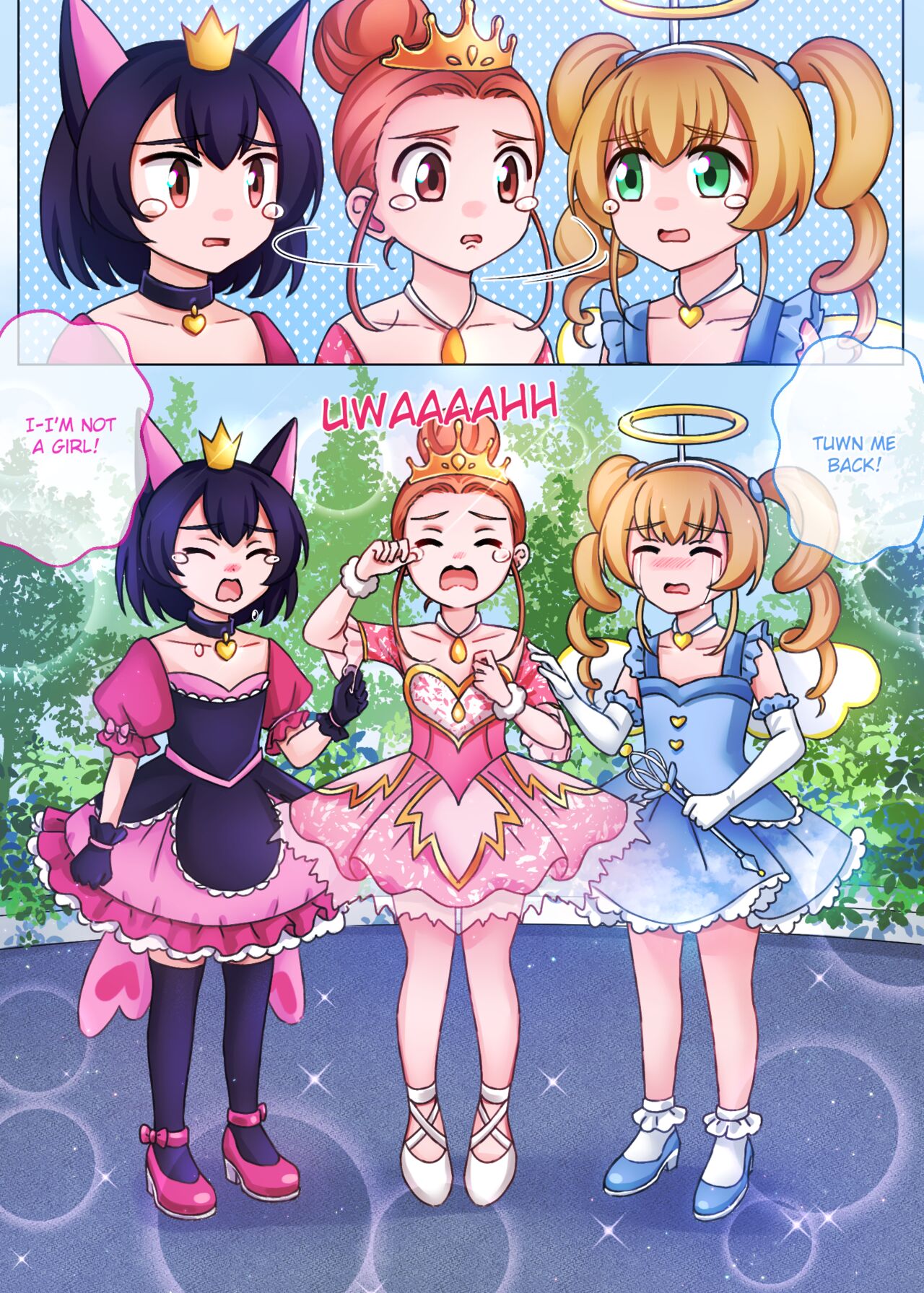 Three Little Magical Girls page 6 full
