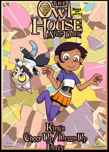 [The Owl House] After dark king's cheer up dress up party cover