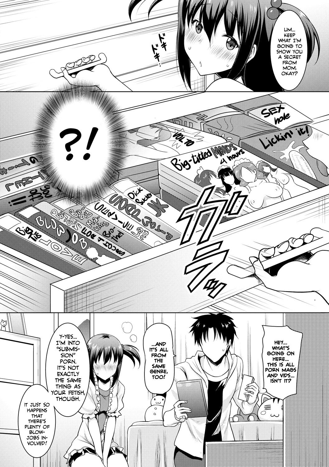 I Can't Live Without My Little Sister's Tongue Chapter 01-02 + Secret Baby-making Sex with a Big-titted Mother and Daughter! page 10 full