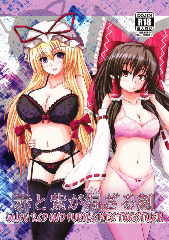 (C81) [+5 (taka♂)] Aka to Murasaki ga Mazaru Toki | When Red and Purple Mix Together (Touhou Project) [English] [MegaFagget] [Decensored] cover