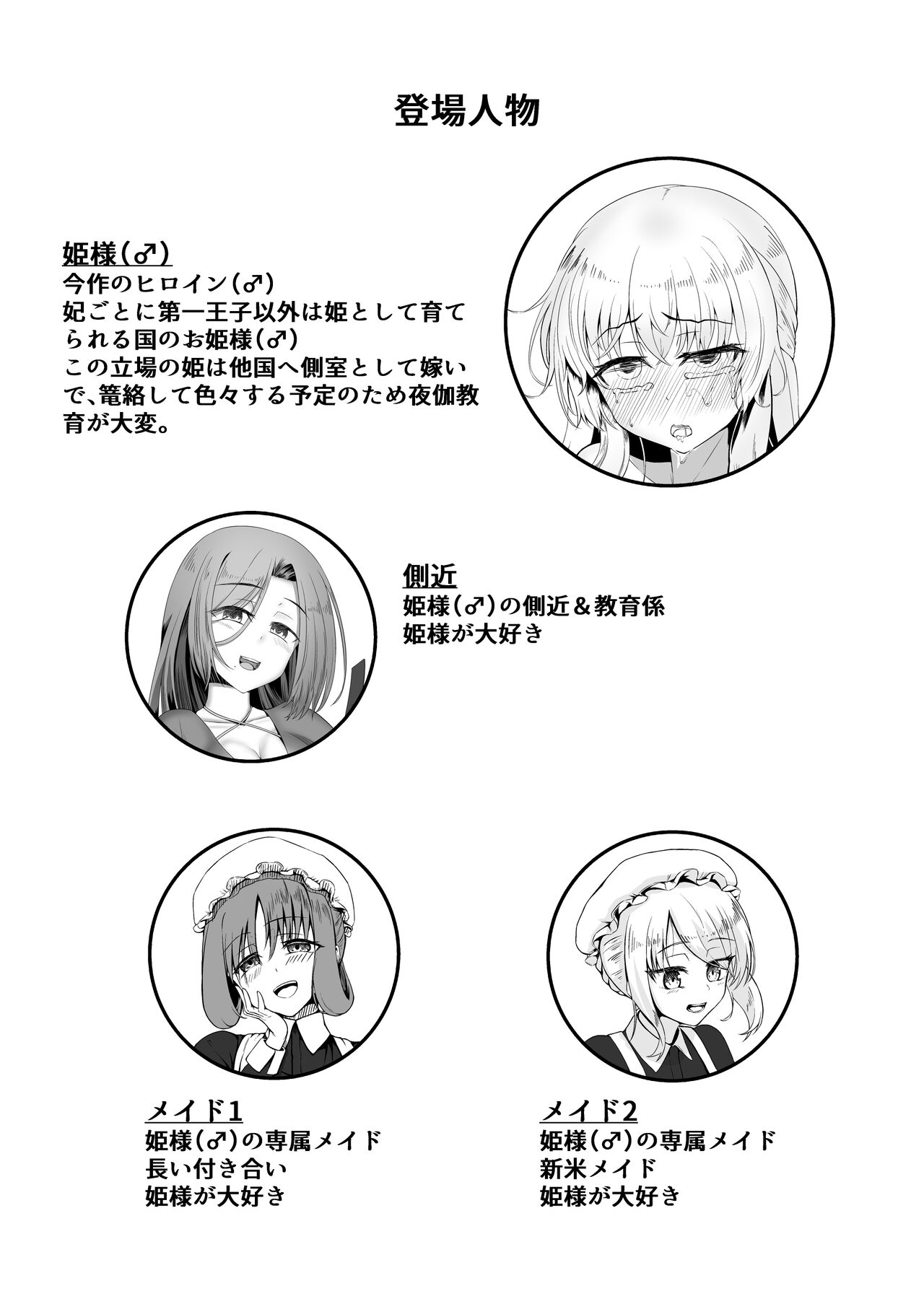 お姫様♂の王族教育 page 3 full
