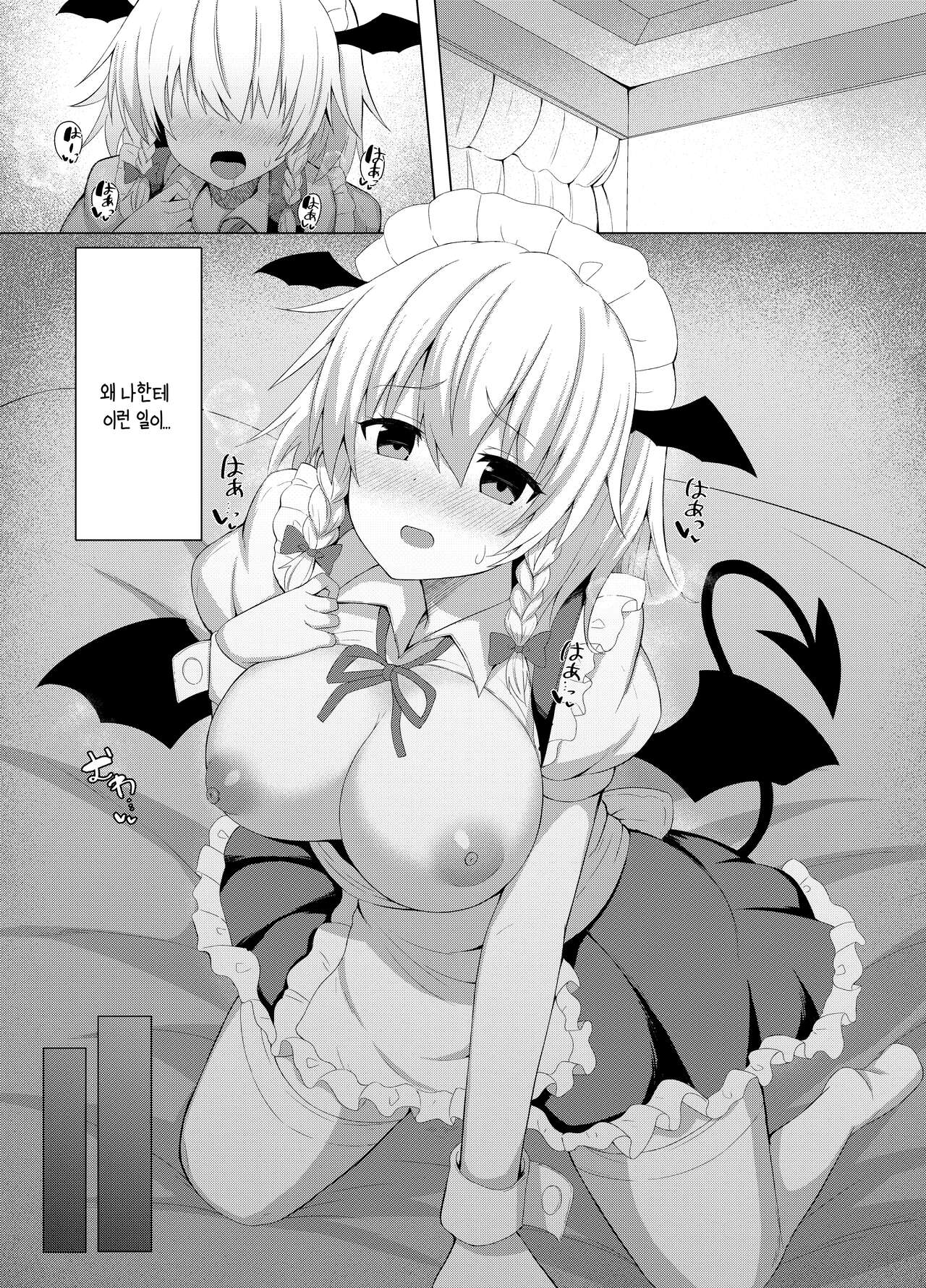 Patchouli no Jikken de Succubus ni Natta Sakuya-san | 파츄리의 실험으로 서큐버스가 된 사쿠야씨 page 3 full