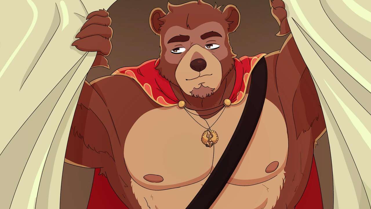 Burrow of the Fallen Bear A Gay Furry Visual Novel CG - Page 4 - Comic Porn  XXX