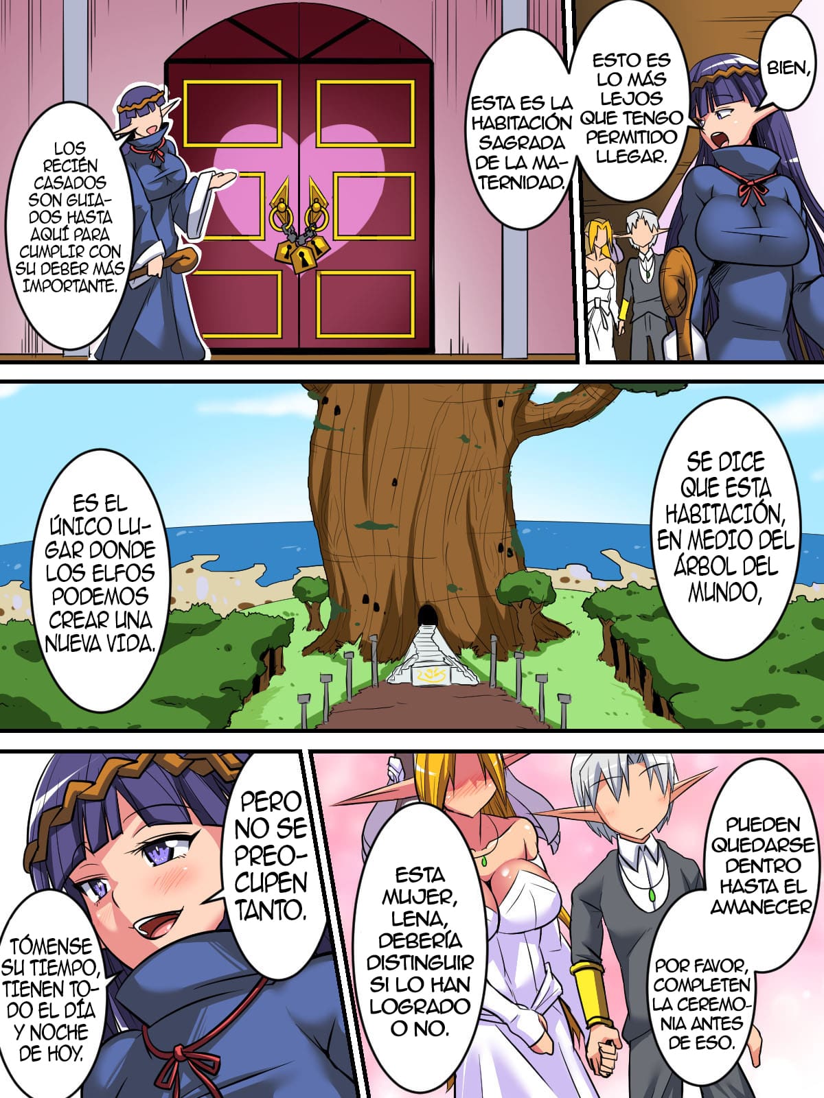 Elf Oyako to Pakopako Ibunka Kouryuu! ~Oyako Haramase Hen~ page 4 full