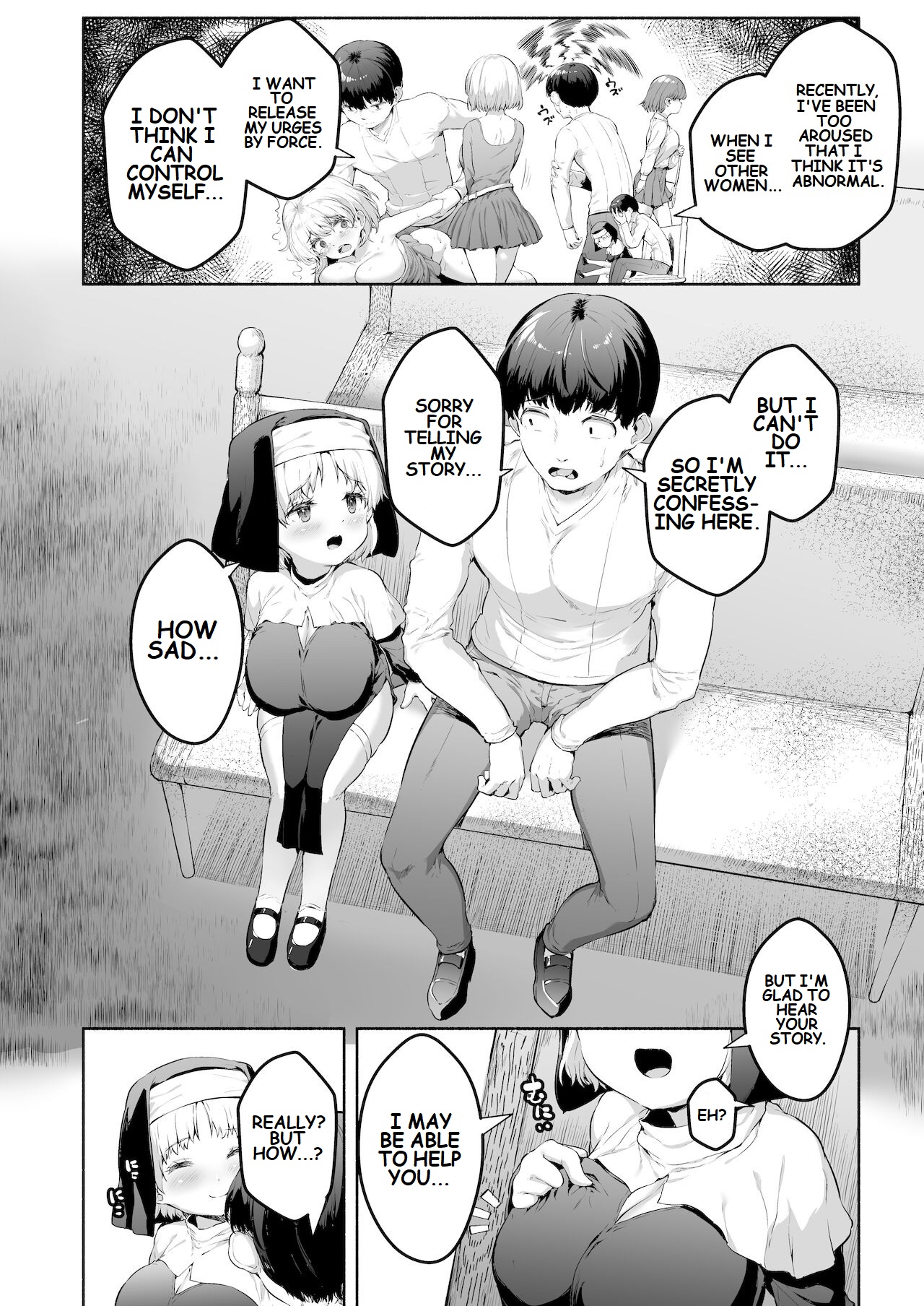 Ecchi na Zange o Sasete kureru Keiken na Loli Kyonyuu Sister-chan | Devoted Busty Loli Who Made Me Confess page 3 full