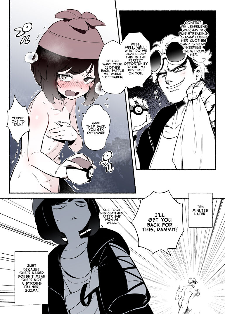 Katanakereba Fuku o Torimodosenai Pokemon Battle | Your Clothes are Forfeit Unless You Win Them Back in a Pokemon Battle page 1 full