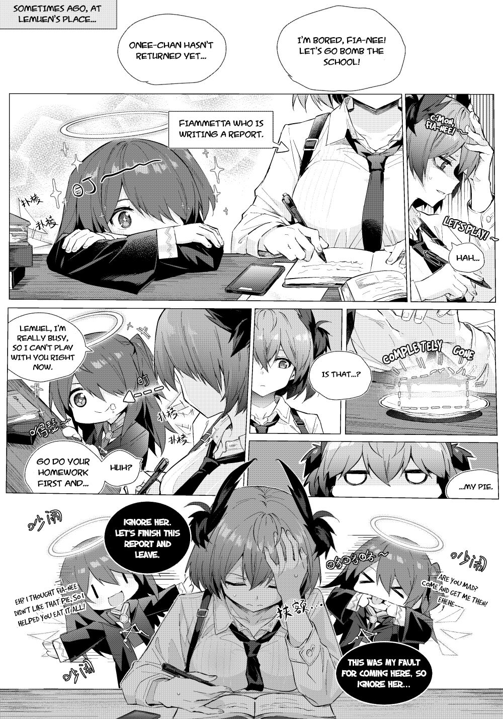 FiammettaxExusiai short story page 1 full