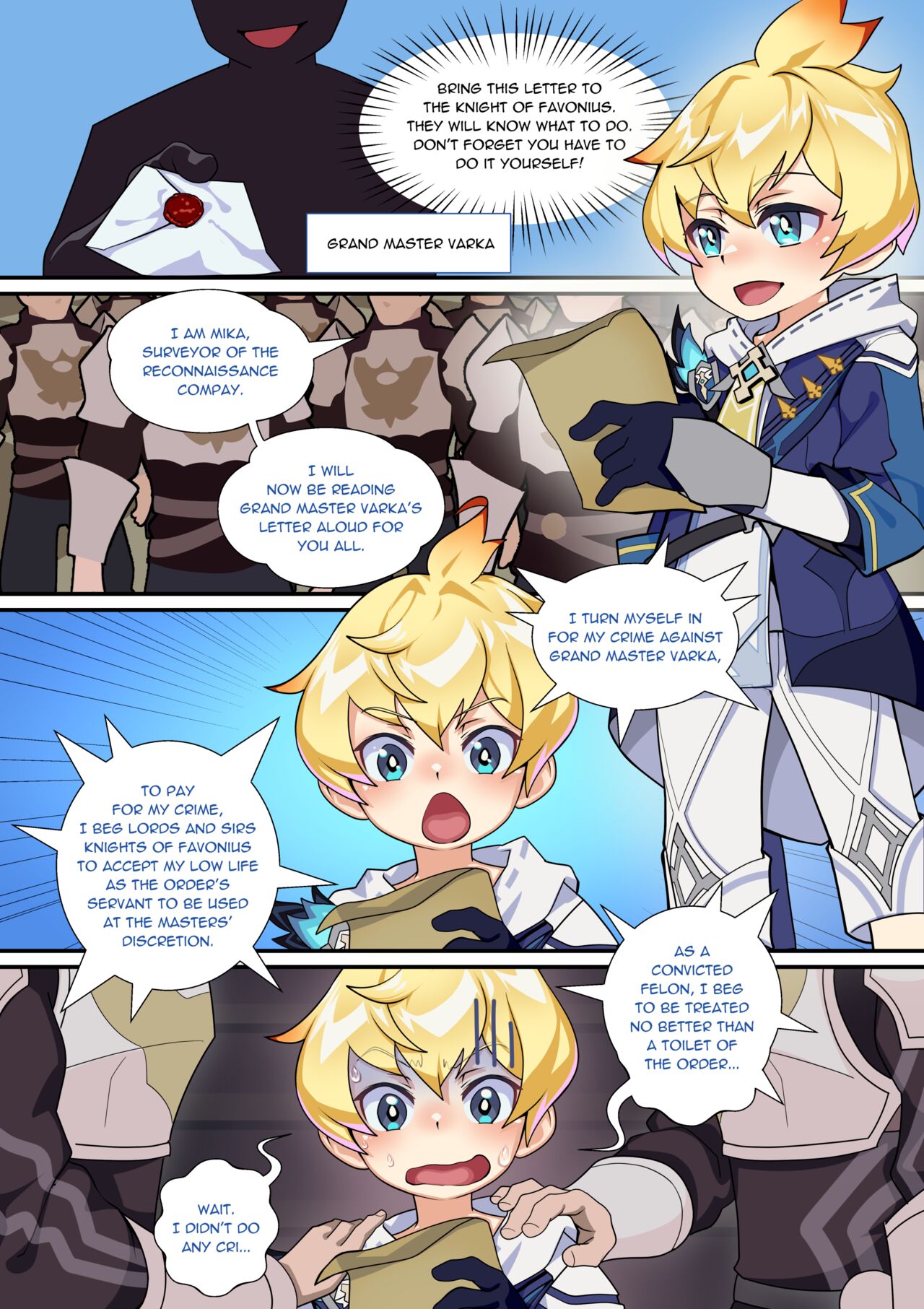Grand Master's letter page 2 full