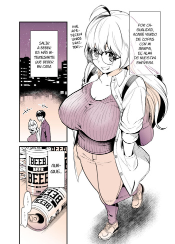 [Tamaki Nao] Una historia sobre salir de copas con senpai - A story about going out for a drink with senpai (Spanish) [Gisicom Comics] cover