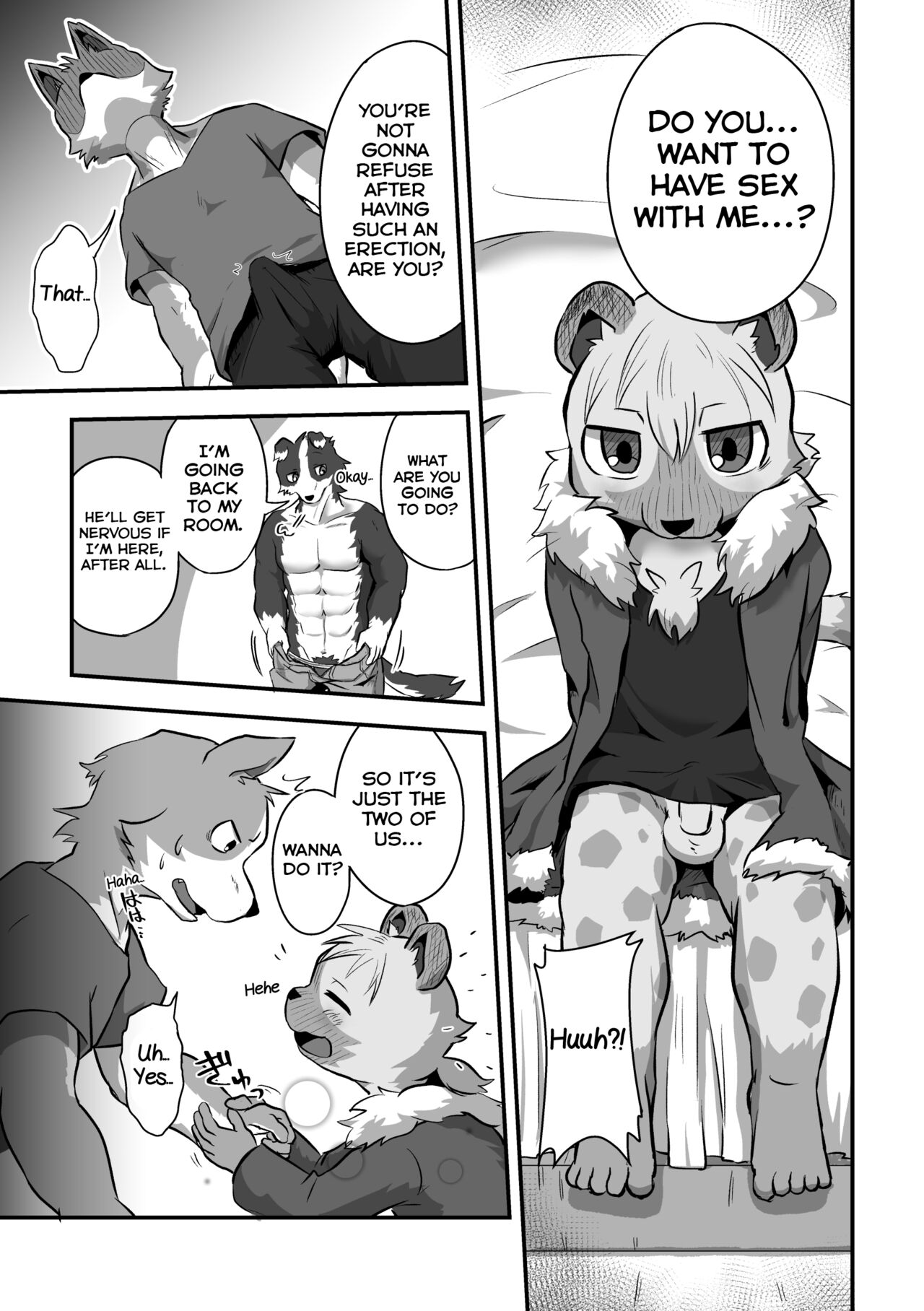 Danshi Ryousei Tachi wa Koyoi mo Nakaga ii page 12 full