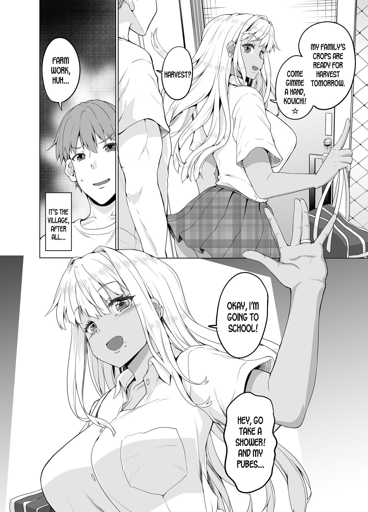 Zoku Inaka no Kuro Gal JK to Kekkon shimashita page 9 full