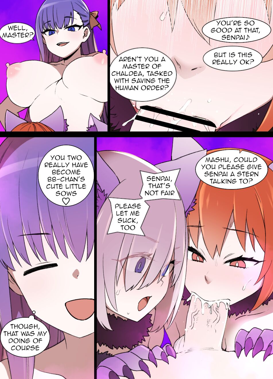 FGO Brainwashing Singularity Gudako & Mashu Bimbofication page 1 full
