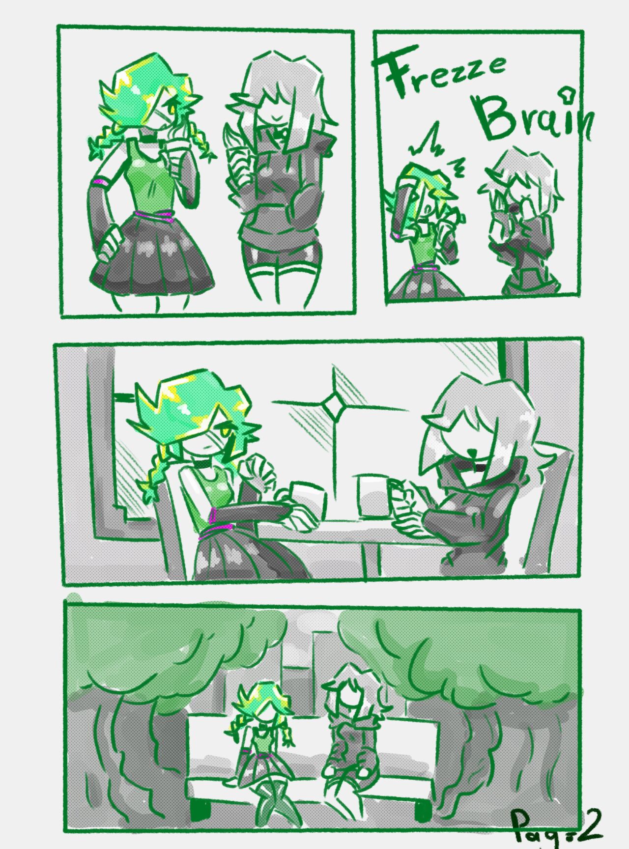 REMATCH SkullGirls Comic page 8 full