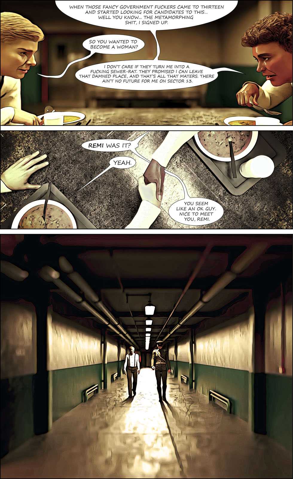 Metamorphosis - Gender-Transformation Comic page 6 full