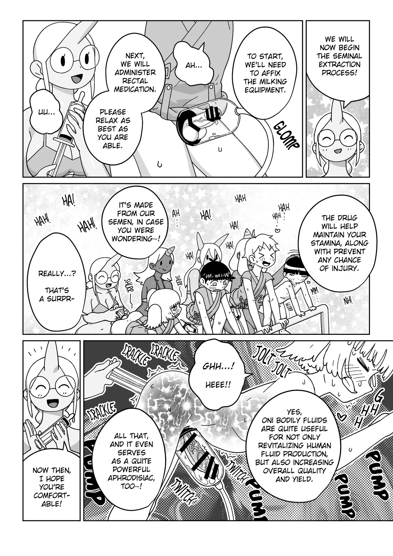 Josoudanshi ga Keneki Land e Itta Hanashi | A Cross-Dresser Visits a Fluid Donation Land page 4 full