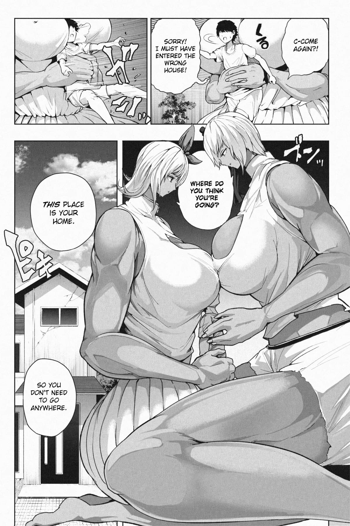 Giant Muscle Amazoness Sisters page 3 full