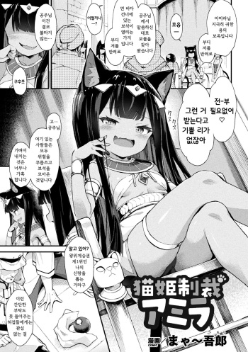 [Maya Gorou] Nekohime Seisai Amira (2D Comic Magazine Mesugaki Haramase Seisai! Wakarase Chakushou de Omedeta Mama Debut Vol. 3) [Korean] [Digital] cover