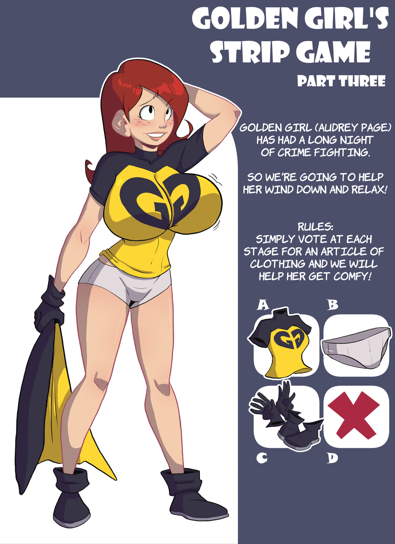 Golden Girl Stripgame page 3 full