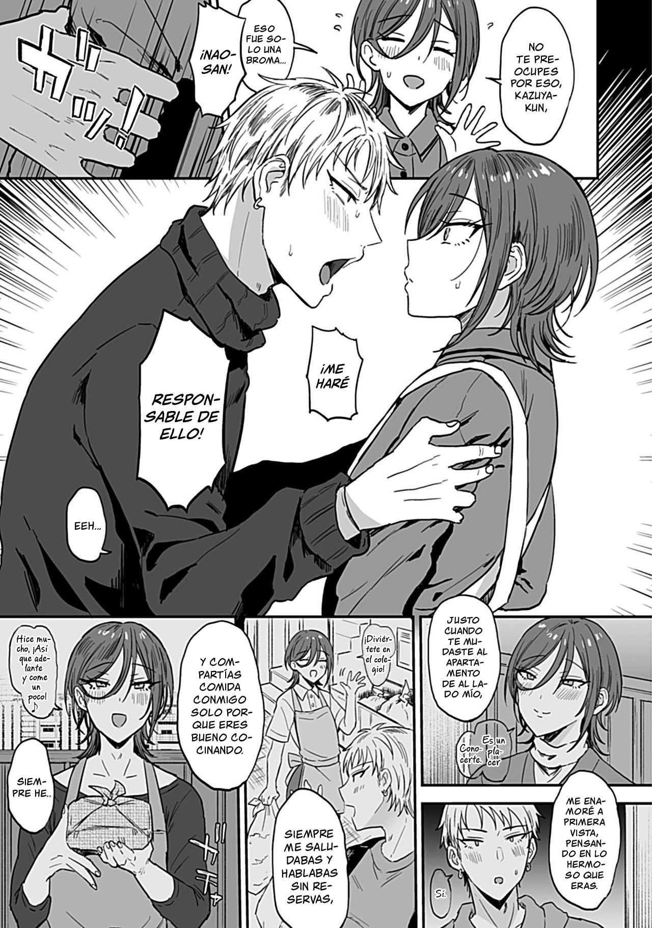 Tonari no Ecchi na Onii-san. 1 - The sexy boy who lives in the next! | ¡El sexy chico que vive al lado! page 8 full