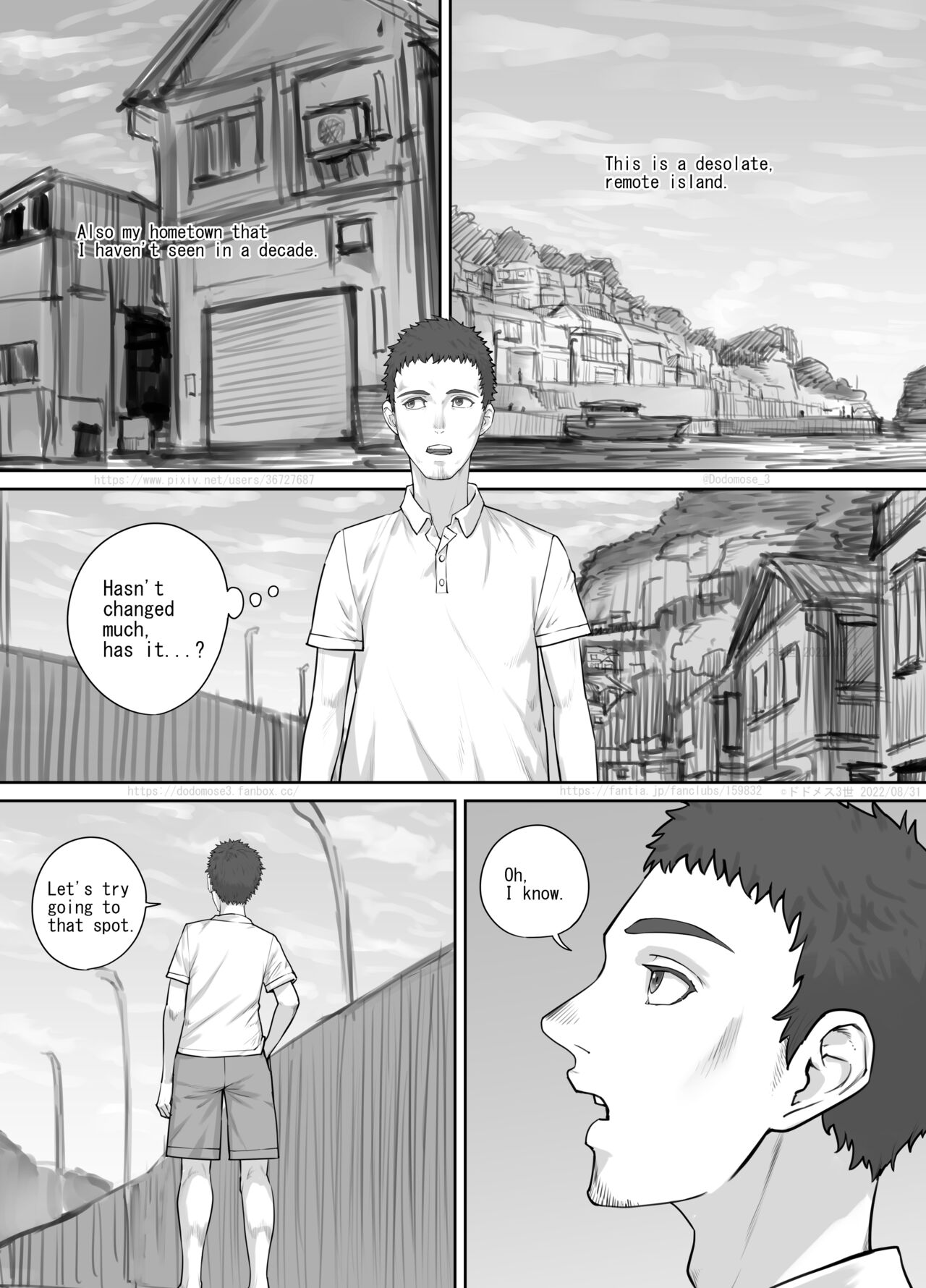 入江で出会った少女（English Version） page 2 full